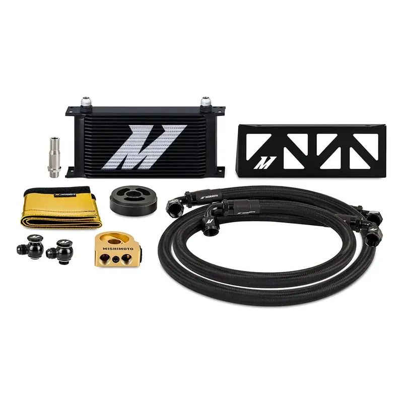 Mishimoto Thermostatic Oil Cooler Kit w/ Black Core 2022-2024 BRZ / 2022-2024 GR86 Affordable
