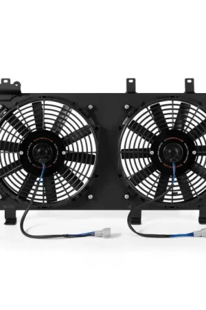 Same Day Shipping Mishimoto Plug and Play Aluminum Fan Shroud Kit Black 2002-2007 WRX / 2004-2007 STI