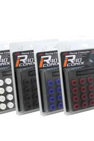 Holiday Sale Project Kics R40 Iconix Plastic Caps - 12x1.25 Black Most Subaru Models