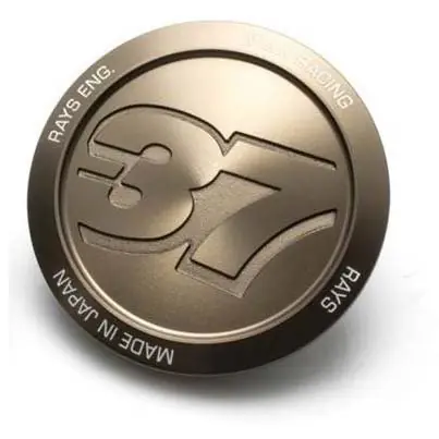 Volk Racing #37 Series Low Type ZE40 / TE37 Center Cap Bronze Same Day Shipping