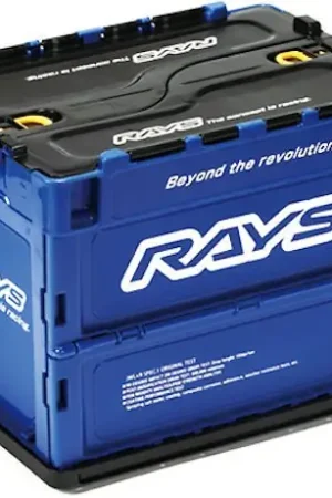 RAYS Official Collapsable 20L Container Box 23S Blue w/ Black Accent Deal