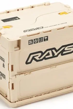 RAYS Official Collapsable 20L Container Box 23S Ivory Top Pick