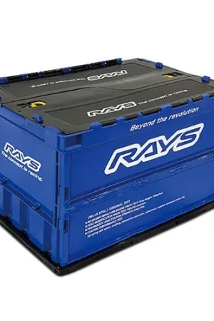 Mega Sale RAYS Official Collapsable 50L Container Box 23S Blue w/ Black Accent