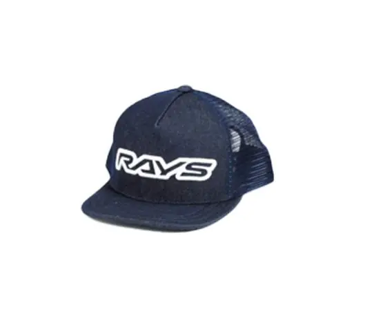 RAYS Official Flat Brim Denim Hat 23S Navy Original