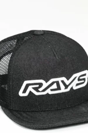 Modern RAYS Official Flat Brim Denim Hat 23S Dark Gray