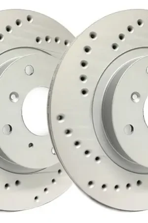 SP Performance Cross Drilled Front Rotor Pair 2004 STI Special Offer