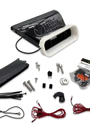 Direct From Manufacturer Velossa Tech "BIG MOUTH - LIT KIT" Ram Air Intake Snorkel Black Base 2022-2024 WRX