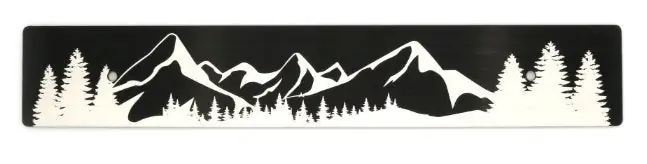 Sale Billetworkz Mountains Plate Delete - Universal - Holes 7" Apart