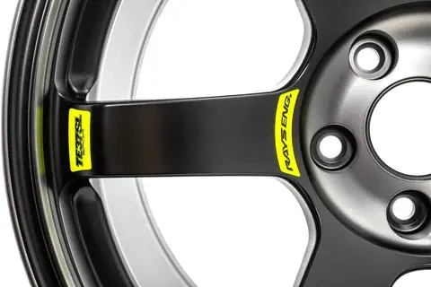 Final Sale Volk Racing TE37 SAGA SL M-SPEC Replacement Spoke Sticker 2-Piece