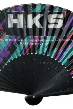 HKS Folding Fan Oil Splash Color Professional Grade