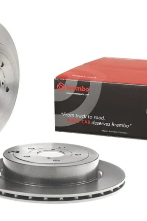 Brembo High Carbon Cast Iron Blank Rear Vented Brake Rotor 2006-2007 STI While Supplies Last