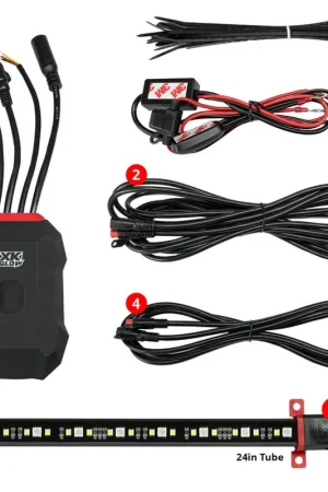 XKGlow Alpha LED Underglow Light Kit with RGBW Color Chasing | App-controlled Limited Offer