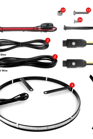 High Quality XKGlow LED 15-18" Adjustable Wheel Ring Lights | App-controlled