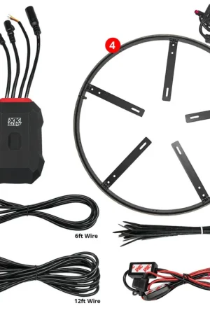 XKGlow LED RGBW Wheel Ring Light Kit | App-controlled Handmade