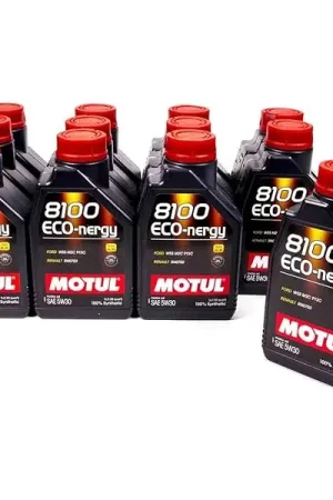 Money Back Guarantee Motul 8100 5W-30 ECO-nergy Motor Oil Case (12x 1L Bottles)