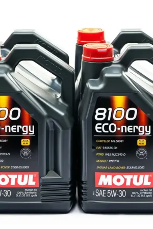 Motul 8100 5W-30 ECO-nergy Motor Oil Case (4x 5L Bottles) Handmade