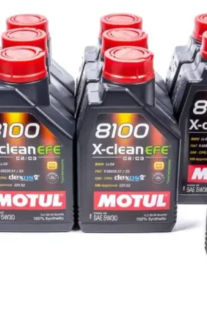 Mega Sale Motul 8100 5W-30 X-clean EFE Motor Oil Case (12x 1L Bottles)