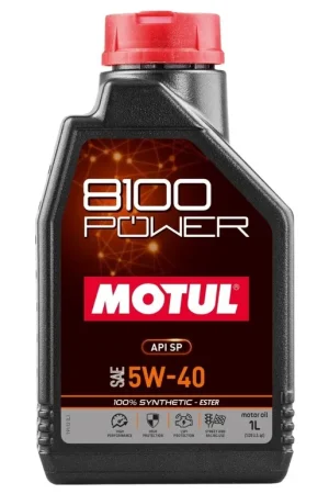 Best Price Motul 8100 5W40 Power Motor Oil 1L Bottle