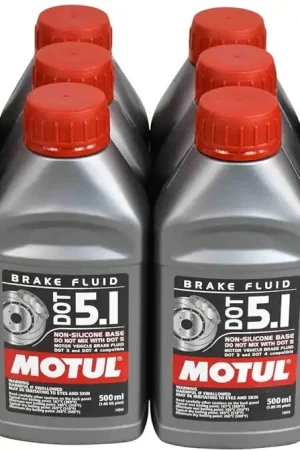 Motul DOT 5.1 Synthetic Brake Fluid Case (12x 500ML Bottles) Hassle-Free Returns