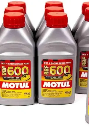 Seasonal Sale Motul RBF600 Synthetic Brake Fluid DOT 4 Case (12x 500ML Bottles)