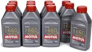 Shop Now Motul RBF660 Synthetic Brake Fluid DOT 4 Case (12x 500ML Bottles)