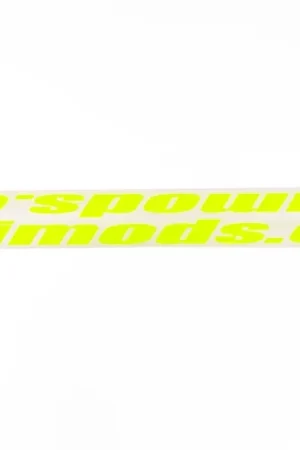 Original Subimods Official "Italic JDM Style" Transfer Style Sticker Pair Luminous Yellow