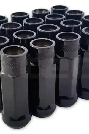 Reduced Price GKTECH Black Open Ended Lug Nuts Pack of 20 12X1.25 Most Subaru Models