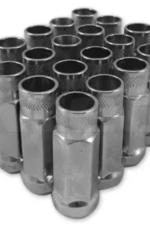 GKTECH Silver Open Ended Lug Nuts Pack of 20 12X1.25 Most Subaru Models Discount