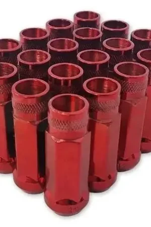 GKTECH Red Open Ended Lug Nuts Pack of 20 12X1.25 Most Subaru Models Latest