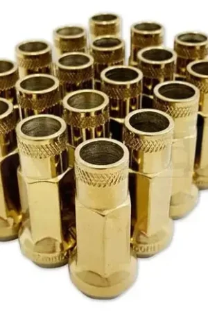 Factory Price GKTECH Gold Open Ended Lug Nuts Pack of 20 12X1.25 Most Subaru Models