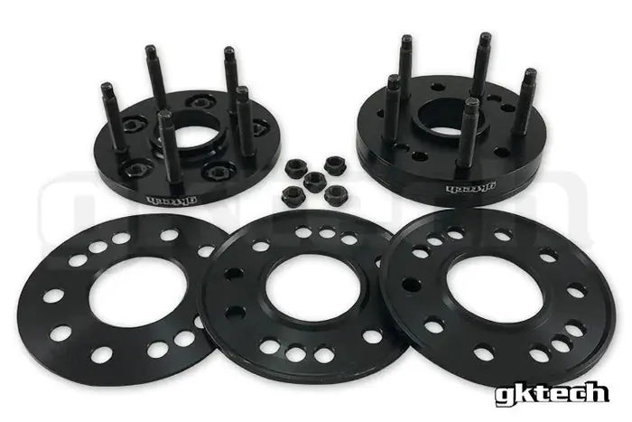 GKTECH Wheel Spacer Pair Black 15-30mm / 5x100 Cheap