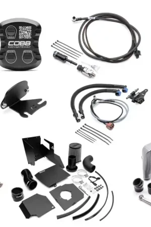 Fresh Stock COBB NexGen Stage 2 + CAN Flex Fuel Power Package w/ SF Intake and Silver Intercooler 2018-2021 WRX 6MT