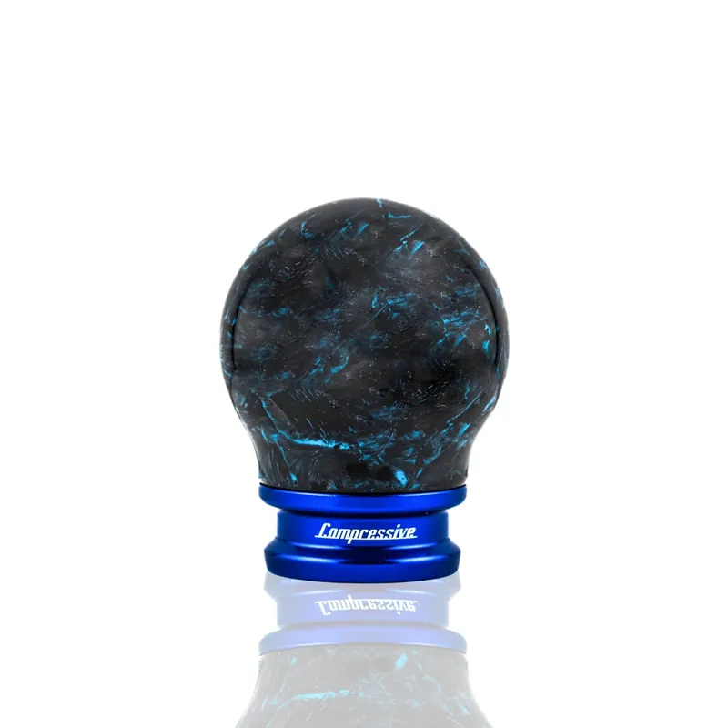 Compressive Tuning Forged Limited Edition Blue Carbon Fiber Shift Knob Most Subaru Models Clearance