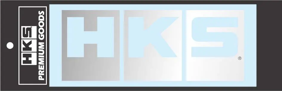 HKS 2024 Series Logo Sticker W220 Mirror Viral