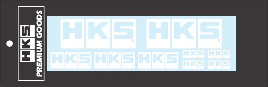 Place Order HKS 2024 Series "à la carte" Sticker Pack White