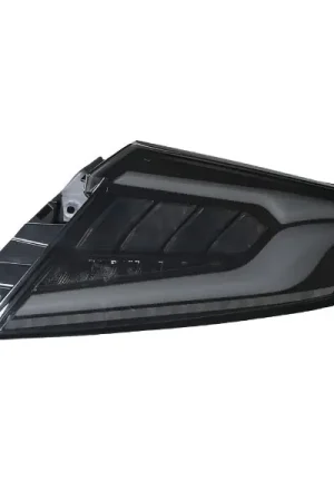 Exclusive Valenti ULTRA LED Tail Lights Light Smoke Lens w/ Black Chrome Base 2022-2024 WRX