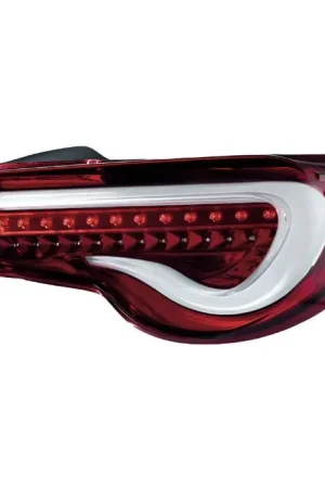 Top Pick Valenti TRAD LED Jewel Tail Lights Clear Lens w/ Red Chrome Base 2013-2021 BRZ / 2013-2016 FRS / 2017-2021 GT86