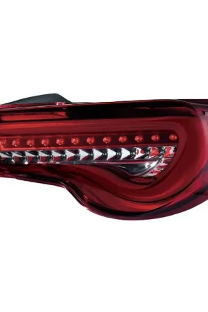Valenti TRAD LED Jewel Tail Lights Half Red Lens w/ Chrome Base 2013-2021 BRZ / 2013-2016 FRS / 2017-2021 GT86 Special Discount