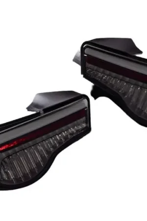 Original Valenti ULTRA LED Jewel Tail Lights Light Smoke Lens / Black Base 2013-2021 BRZ / 2013-2016 FRS / 2017-2021 GT86