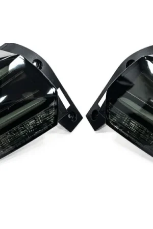 Molded Innovations LED Tail Lights Smoke Lens w/ Black Base & White Bar 2013-2017 Crosstrek / 2012-2016 Impreza Hatch Buy Online