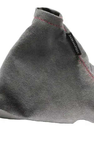 Fresh Stock DARKMATTERX Alcantara Shift Boot Slate Grey w/ Red Stitching 2015-2021 WRX