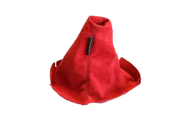 Special Discount DARKMATTERX Alcantara Shift Boot Red w/ Black Stitching 2005-2007 WRX