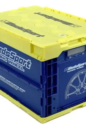 Fast Shipping WedsSport Mechanic Container Box 50L Blue w/ Yellow Accents