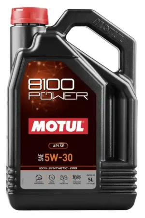 Motul 8100 5W30 Power Motor Oil 5L Bottle Special Offer