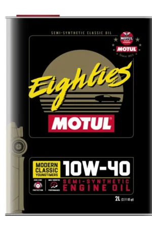 Motul Classic Eighties 10W-40 Motor Oil 2L Bottle Top Pick