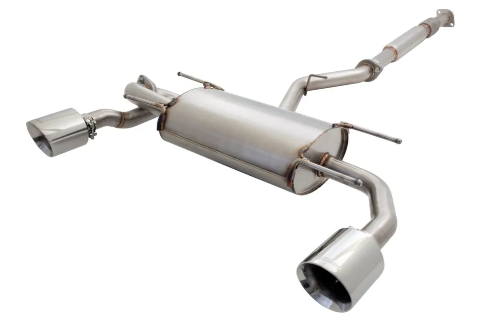 High Quality XForce Stainless Steel Catback Exhaust w/ 2.5" Piping and 4.5" Double Wall Tips 2013-2021 BRZ / 2013-2016 FRS / 2017-2021 GT86