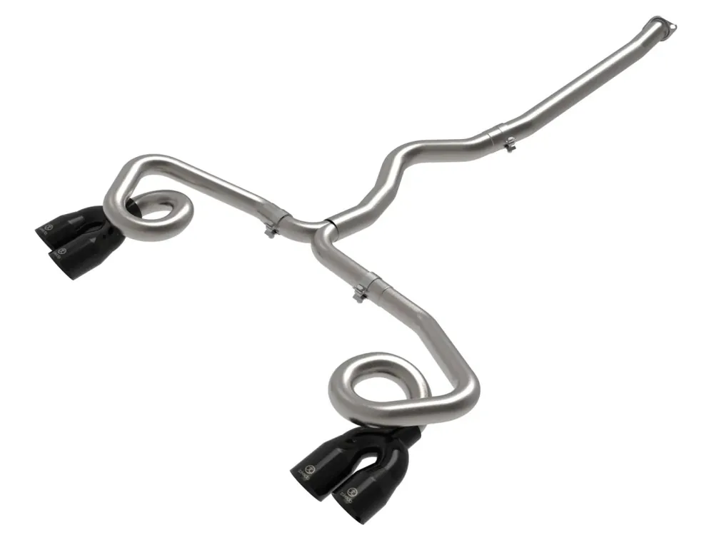 Latest aFe Power Takeda 304 Stainless Steel Cat-Back Exhaust System w/ Black Tips 2022-2024 WRX
