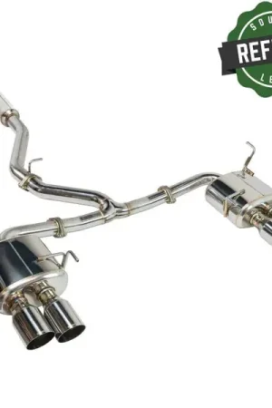Money Back Guarantee Remark Sports Touring Resonated Cat Back w/ Stainless Tips 2022-2024 WRX