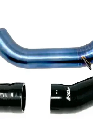 Hassle-Free Returns Torque Solution Titanium Intake Pipe Kit Burnt Blue 2022-2024 WRX