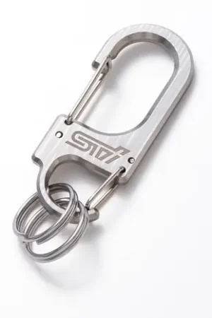 Subaru JDM STI Titanium Carabiner Silver Ver. 2 New Release